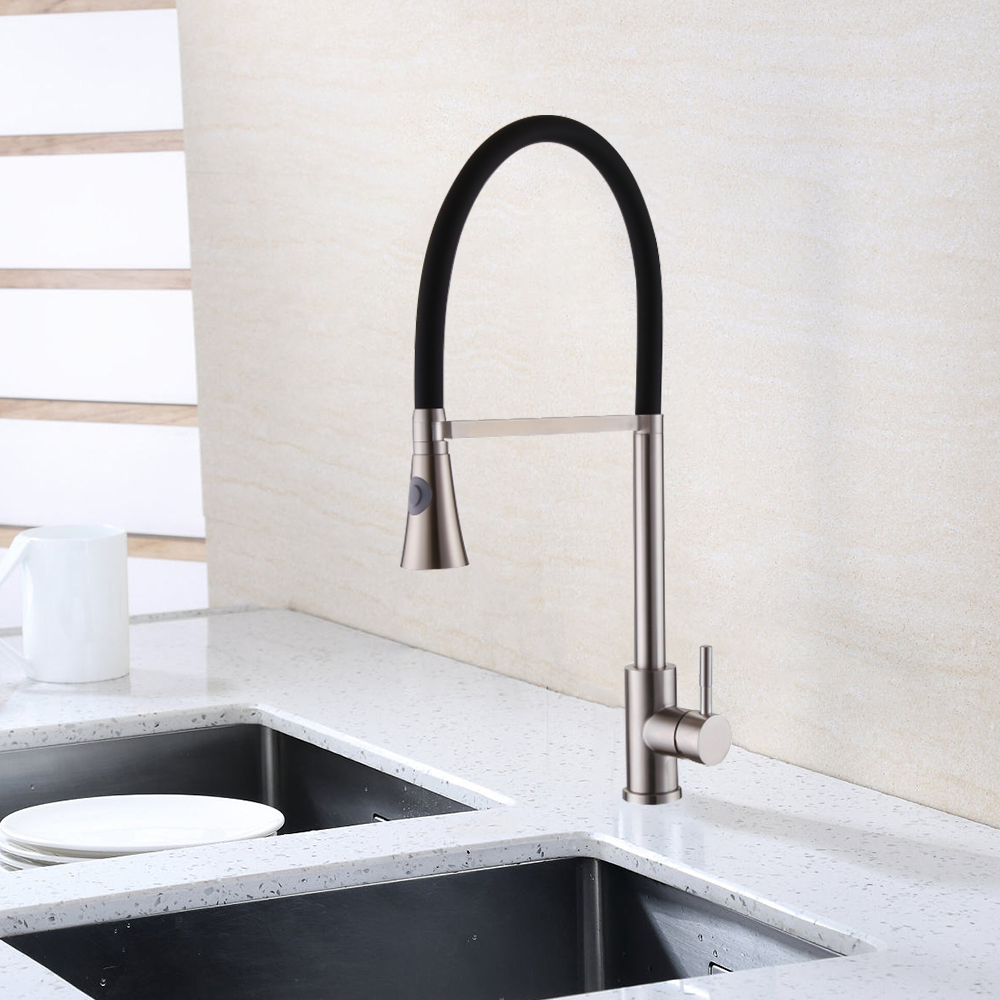 Factory Direct Contemporary Stainless Steel Household Pull Down Bronze Faucet Kitchen Sink Faucets