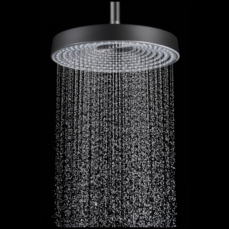 Hot Selling Grey Concealed Wall Shower Brass Bathroom Shower Set With Rainfall Shower Head