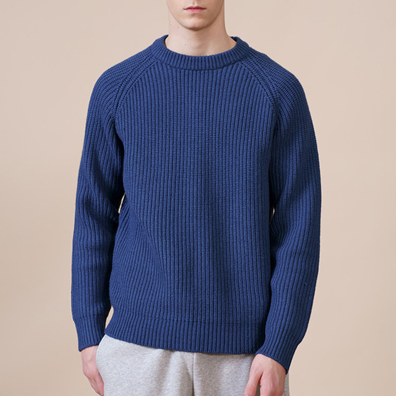 Men Stylish cotton Jumper Custom Solid Knitted Pullover Men Merino Wool Knitwear Sweaters Tops Cashmere Sweater Men