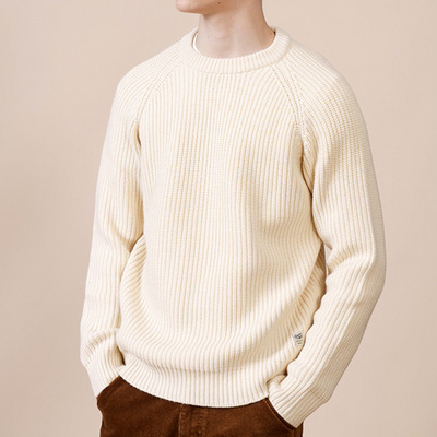 Men Stylish cotton Jumper Custom Solid Knitted Pullover Men Merino Wool Knitwear Sweaters Tops Cashmere Sweater Men