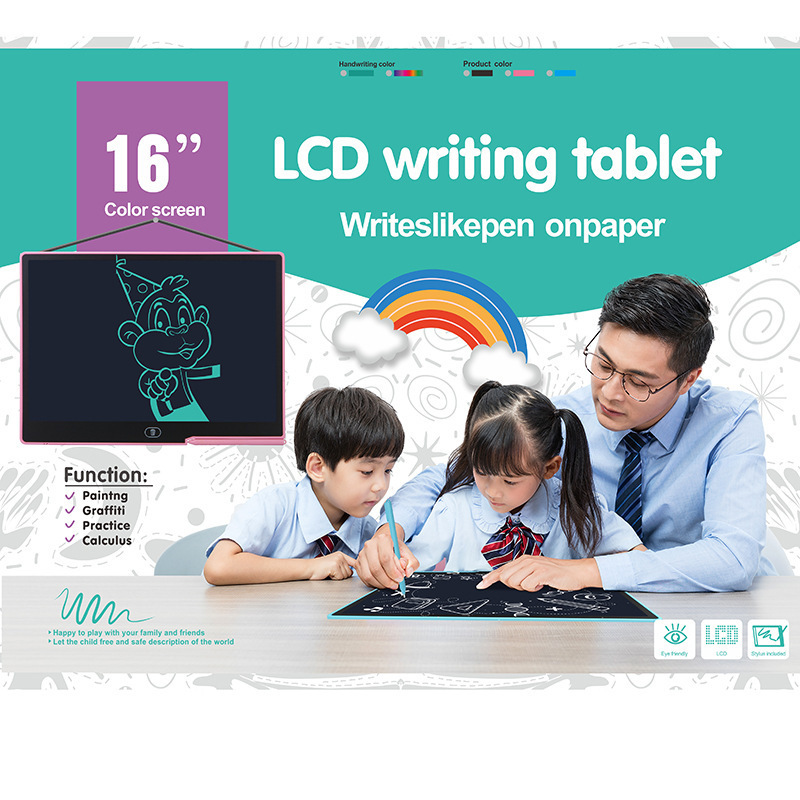 lcd writing board kids smart electronic drawing tablet writing erasable message writing board