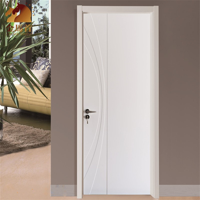 Light Grey Italy Style Inside porte Simple Wood Bathroom Custom Made Good Quality Cheap bedroom Swing MDF Interior Room Doors