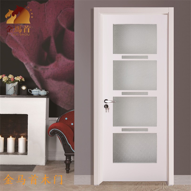 Light Grey Italy Style Inside porte Simple Wood Bathroom Custom Made Good Quality Cheap bedroom Swing MDF Interior Room Doors