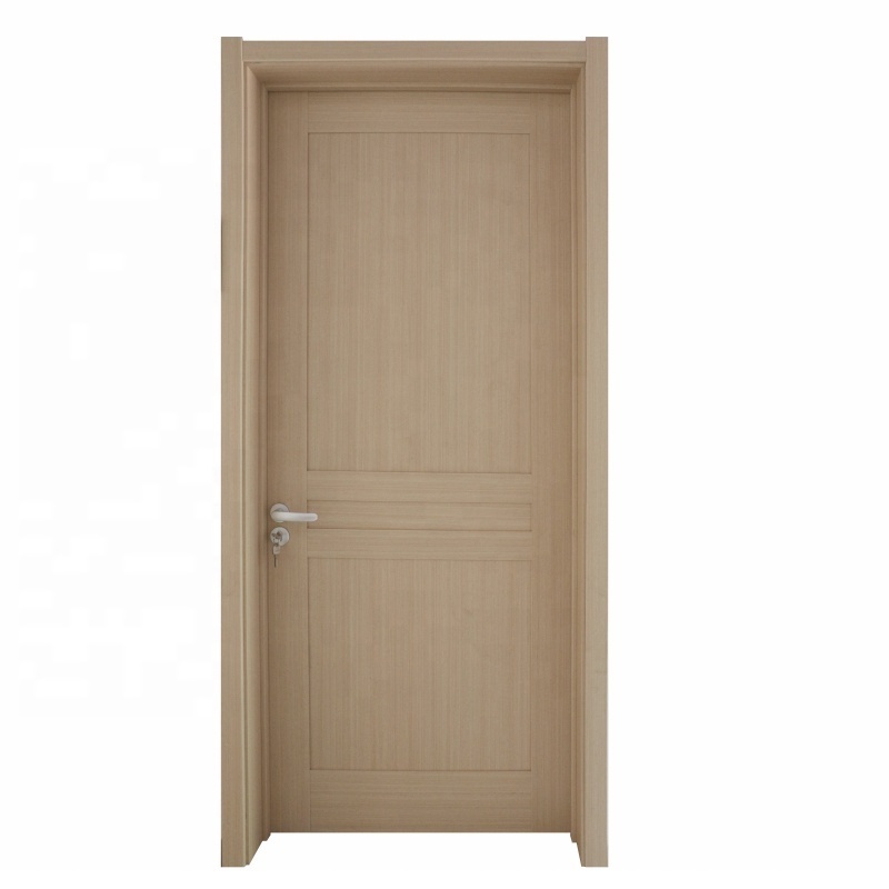 Asia market use living room PVC door CE bathroom sound proof with glass pvc MDF wood door