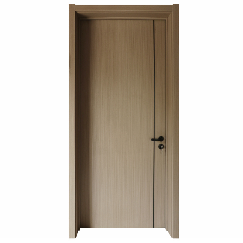 Eco-friendly school classroom door with window glass insert study room entrance wooden doors