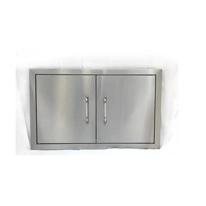 Professional Supplier Steel Double Exterior Security Doors Stainless Steel Built In Double Door