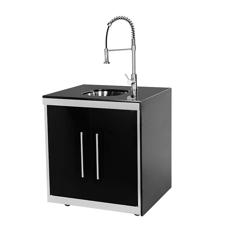 High Quality Outdoor Sink Cabinets Kitchen Stainless Steel Modern Cabinets With Sink