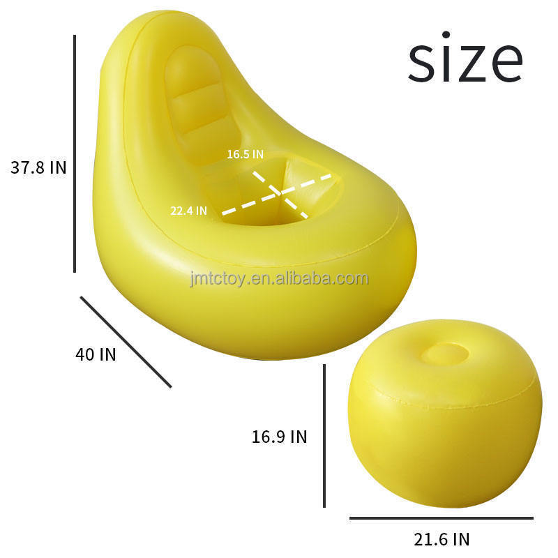 bbl bean bag air sofa PVC cushion chair bbl recovery inflatable chair