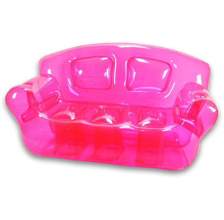 PVC Air Sofa Couch Inflatable Transparent Sofa