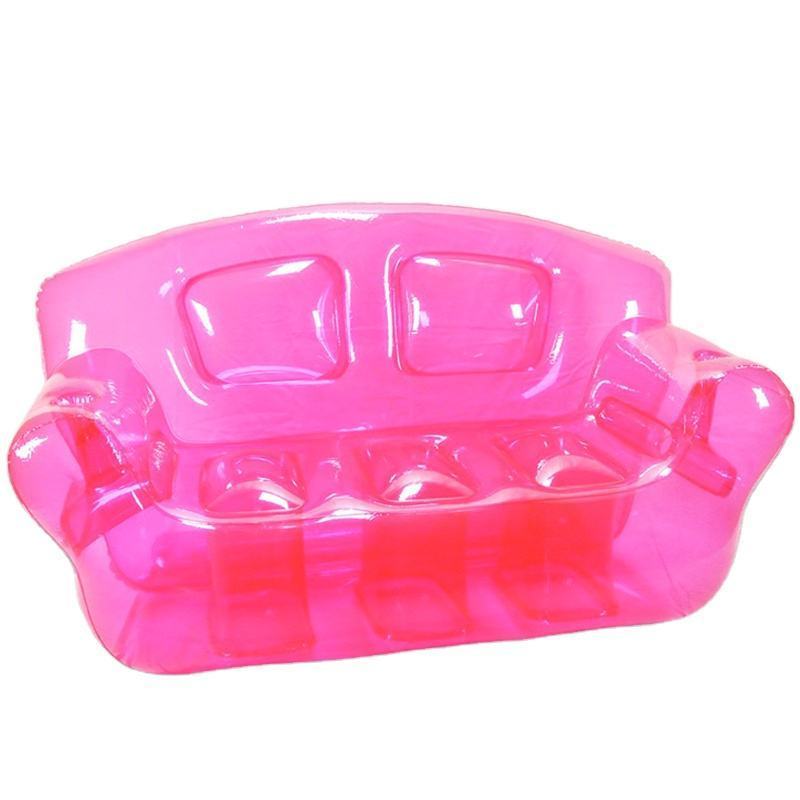 PVC Air Sofa Couch Inflatable Transparent Sofa