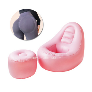 PVC Foldable After Surgery Recovery Air Chair Inflatable BBL pink Sofas Chairs Set