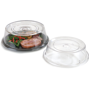 8" to 14" Dishwasher & Stackable safe clear banquet dome Plate Cover