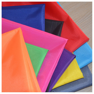 190t Waterproof Plaid Nylon Taffeta Fabric Silk Taffeta Fabric for Umbrella Cloth Tent Cloth