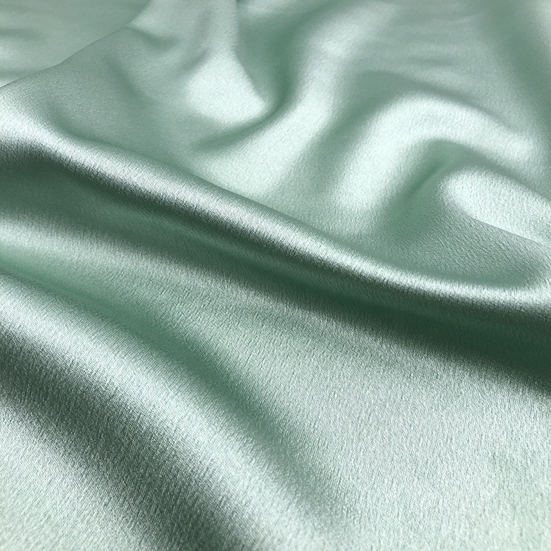 Wholesale Satin Silk Fabric for Wedding Dress 100% Polyester High Density Duchess Satin Fabric