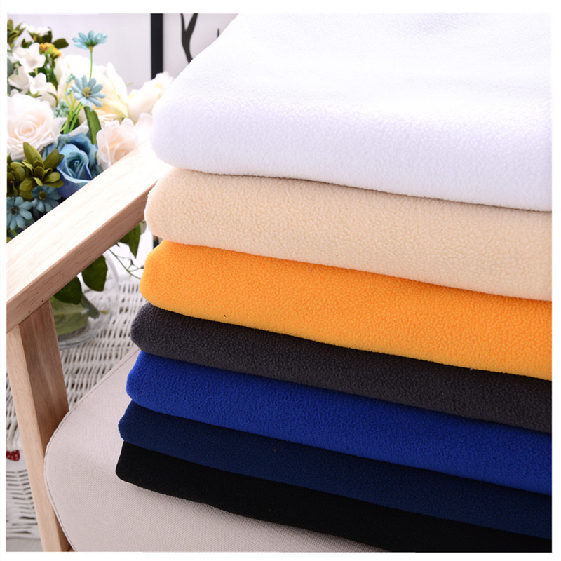 single Double sided brushed anti Knit 100% Polyester flannel polar fleece fabric for Pajamas/blanket