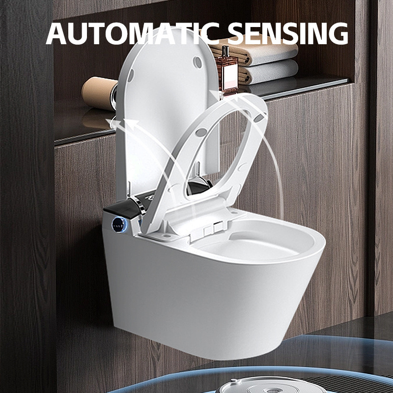 WaterMark Australia Bathroom Electric Toilet Wall Hung Wireless Automatic Toilets Ceramic Smart Toilet For Project