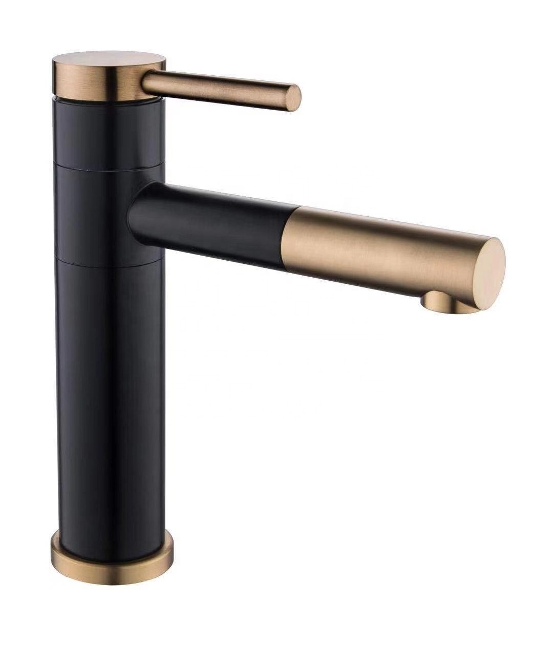 gold bathroom Swivel basin faucet well designed black brushed faucet basin waterfall faucet bathroom