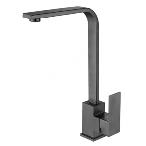 Watermark Wels Gun Metal Stainless Steel Square Swivel Sink Mixer Tap Australia Kitchen Mixer Faucet