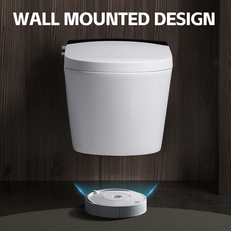 WaterMark Australia Bathroom Electric Toilet Wall Hung Wireless Automatic Toilets Ceramic Smart Toilet For Project