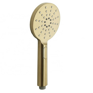 Hot Sale Low MOQ Round Three Function Chrome Plated ABS Portable Rain Watermark Handheld Shower Head