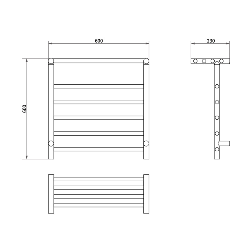 Bathroom Radiators Heating Towel Warmer Dryer Wall Mounted Smart Bath Towel Rail Racks Radiator Electric Heated Towel Rack