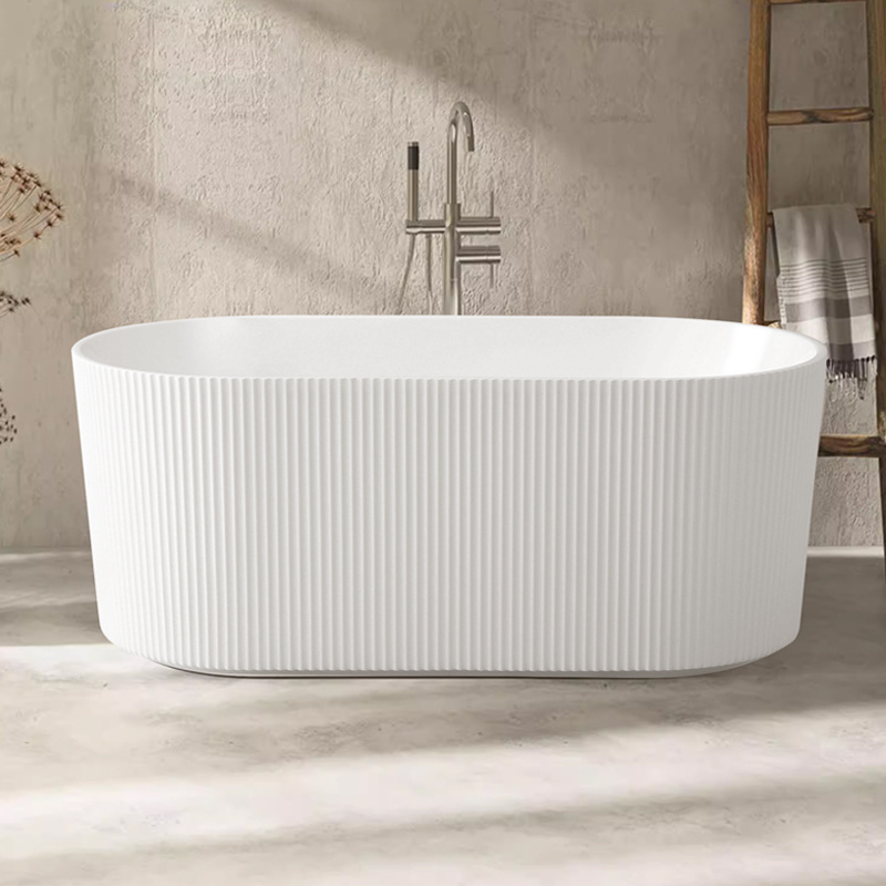 Home Luxury Brand New Indoor Modern Simple Design Bath Tub Acrylic Freestanding Bathtub Bathtubs For Hotel Bathroom