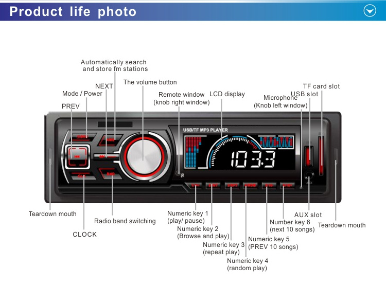 Good quality used car cd player