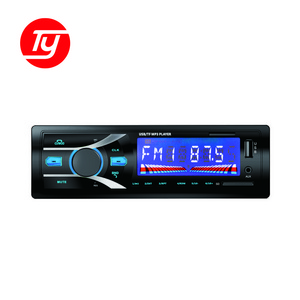 Multi-function Car Stereo Cassette audio subwoofer 2 usb Color Lcd Mp3 Player with 1 Din