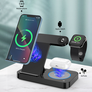 JMTJM 3 in 1 Wireless Charging Station Dock Stand Travel Multifunctional Fast Charger for iPhone 15 14 13 12 11 Pro Max