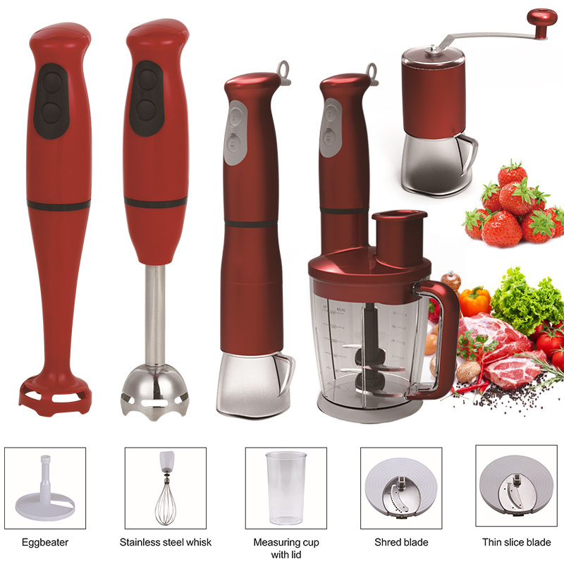 Portable Home Household Appliance Immersion Hand Food Meat Fruit Cake Batter Mixer Hand Blender