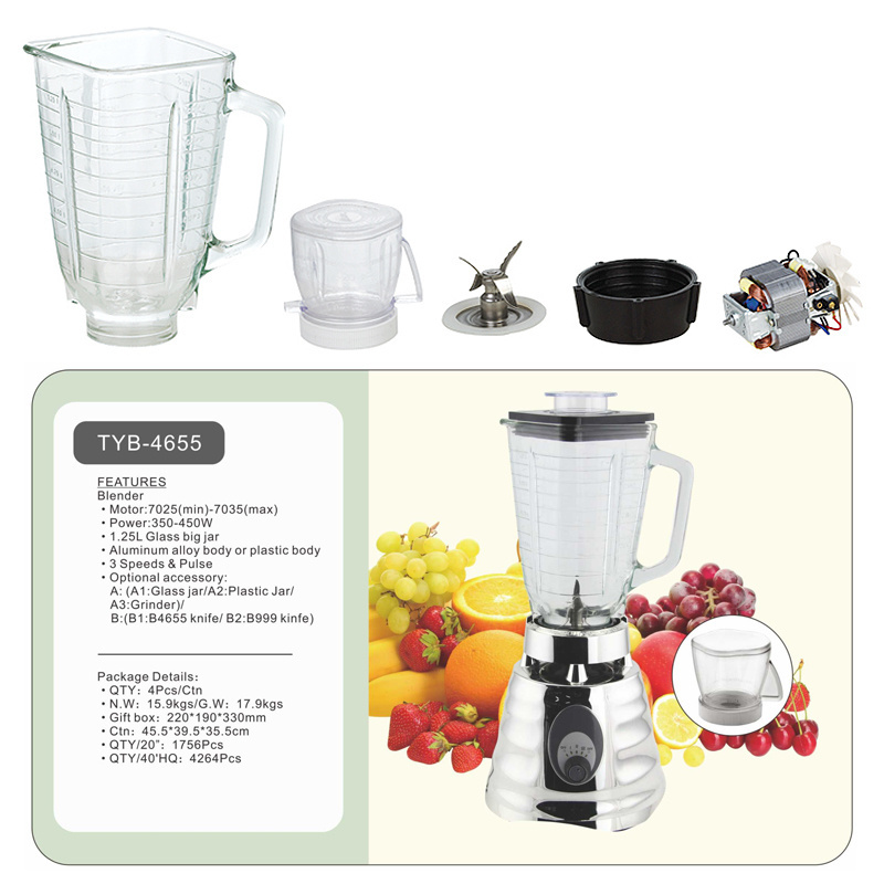 Professional Kitchen Appliance Commercial  Food Processor Electric Mixer Blender For Ice crusher Smoothie Juicer Meat Grinder