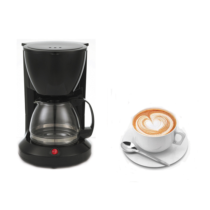 Electrical Coffee Machine Hot Coco Mixer Pour Over Coffee Maker Cafetera Gift 5-Cup Coffeemaker with Glass Carafe