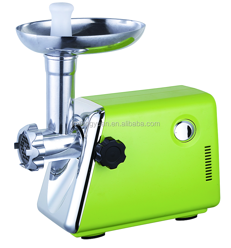 Copper Motor Sausage Maker Juicer Hand Crank Meat Grinder with 3 Grinding Plates and Sausage Stuffing Electric Can Openers