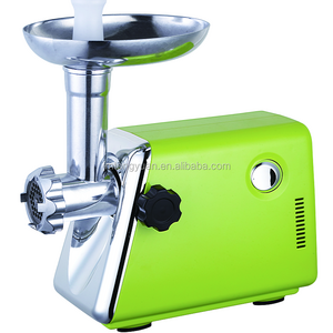 Copper Motor Sausage Maker Juicer Hand Crank Meat Grinder with 3 Grinding Plates and Sausage Stuffing Electric Can Openers