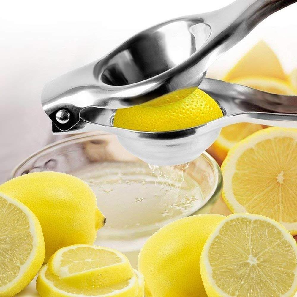 2023 hot sale Manual stainless steel Lemon Squeezer / Lime Juicer / Citrus Press extractor machine with Silicone Handles