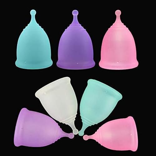 Grade Silicone Menstrual Cup Reusable Lady Cup More Convenience Than Tampon Pads Women Cup