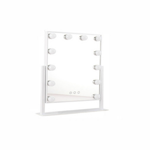 Multi Function Hollywood Mirror With Touch Screen Makeup Mirror With Lights Bulbs Magnifying Vanity Mirror