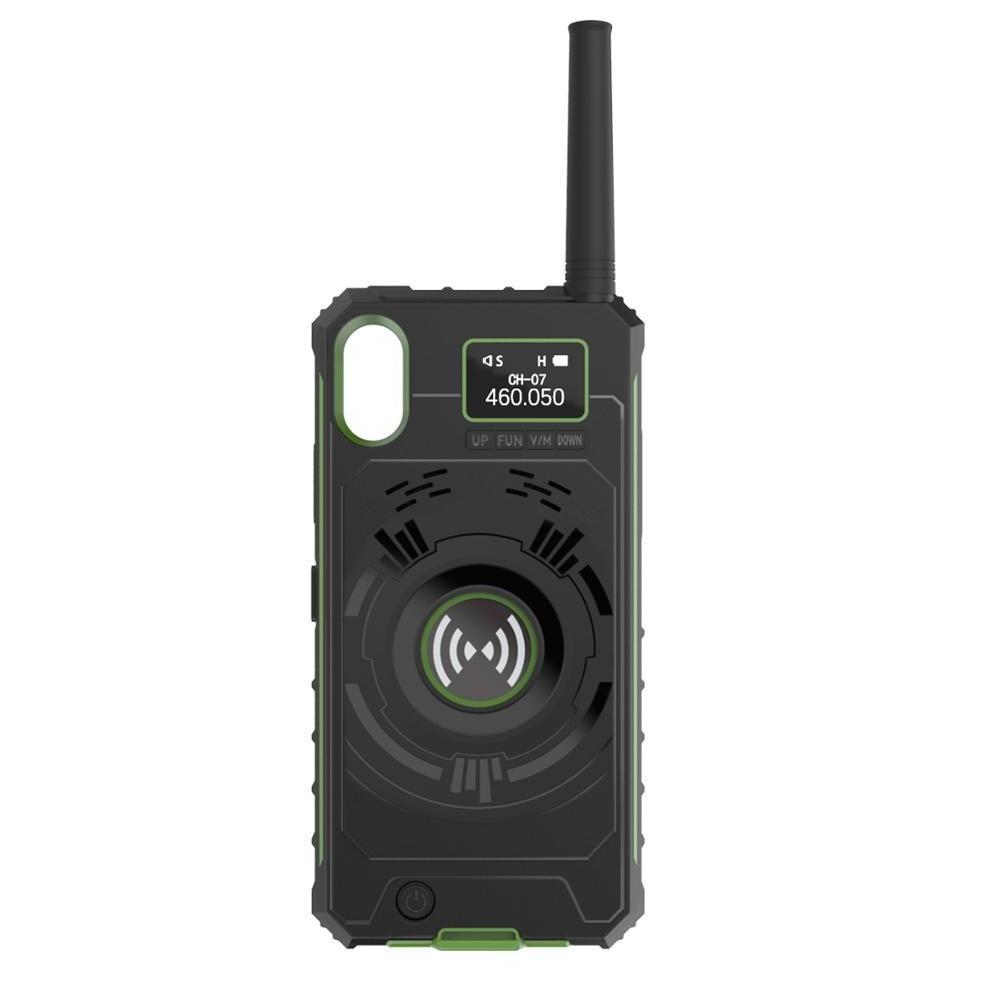 Free Shipping New Fashion Design Phone 4.7 5.5 iX 2way Radio Walkie Talkie Cheapest Portable Ham Radio Power Bank Woki Toki