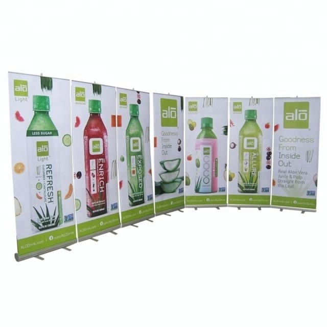 Portable aluminum display stand hanging banner stand Roller banner stand