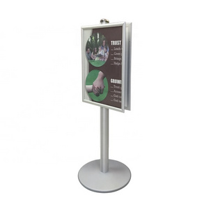 Stable A2 Double sizes outdoor using aluminum frame  display sign  poster stand