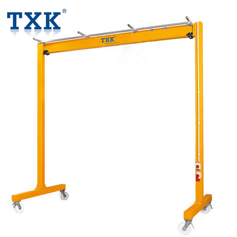 TXK 2 ton mobile small manual gantry Crane made in China