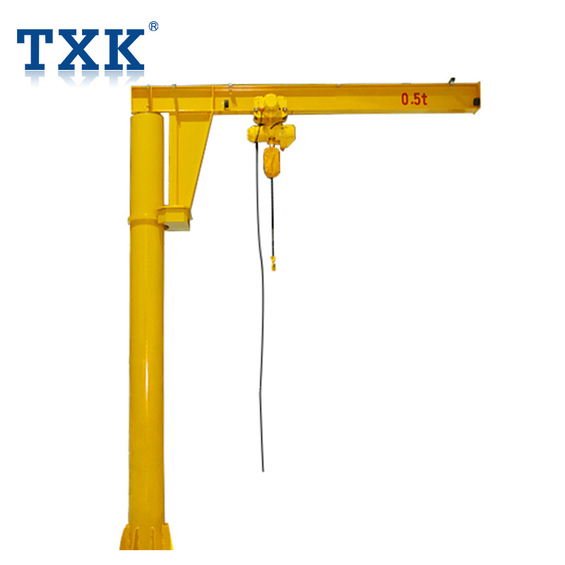 TXK Jib Crane Price Design Calculation, Portal Portable Column Used Jib Crane 500Kg 1000Kg For Sale