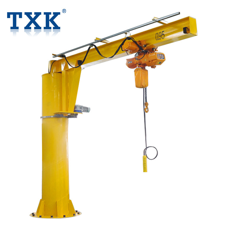 TXK Jib Crane Price Design Calculation, Portal Portable Column Used Jib Crane 500Kg 1000Kg For Sale