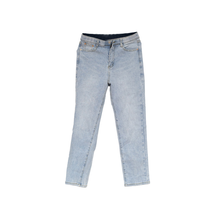 Bulk Wholesale Brand Name High End spring stock jeans original for men used clothing mixed in bales