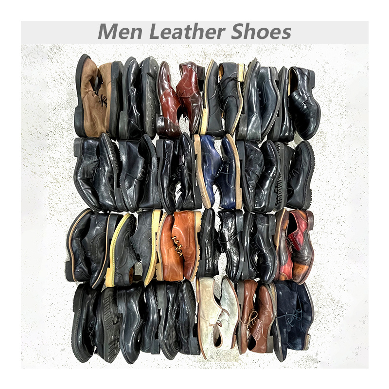 bale of used shoes factory stock wholesale leather dress shoes warm for men waterproof men office shoes genuine leather