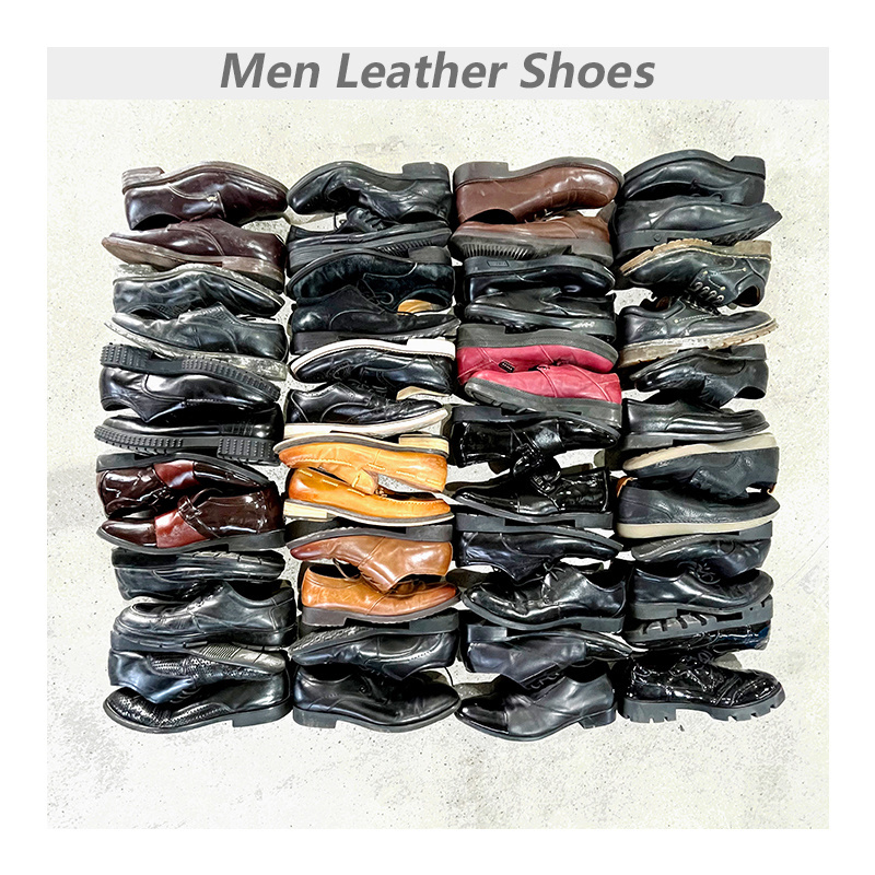 bale of used shoes factory stock wholesale leather dress shoes warm for men waterproof men office shoes genuine leather