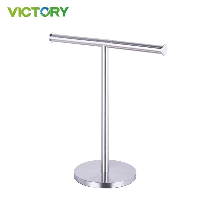 Stainless Steel Standing Hand Towel Rack Towel Holder For Bathroom