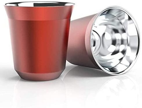 80ml 160ml 260ml Stainless steel Espresso Cups Double Walled Vacuum Insulated Demitasse Cups