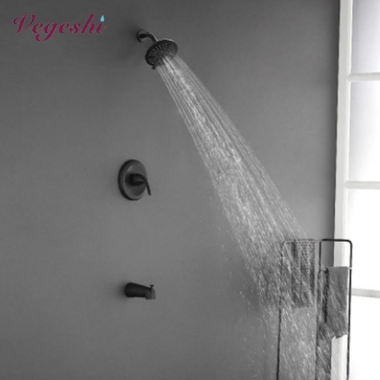 2023 High Quality American Standard UPC CUPC Wall Mounted Brass Shower Showerhead Faucet Set Bathroom Accessories