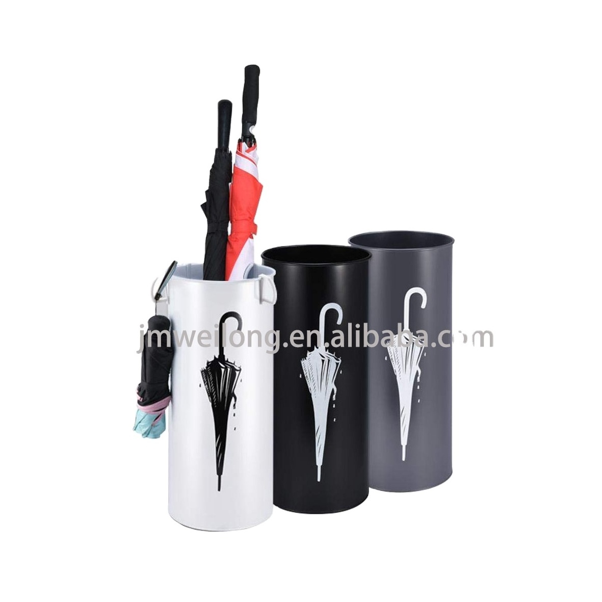 Promotional metal umbrella holder umbrella stand